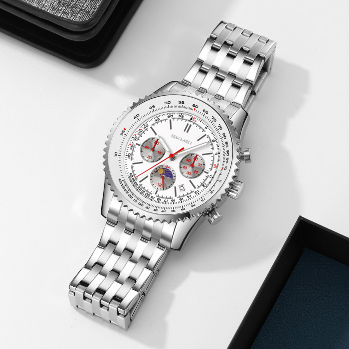 Наручний годинник Skmei 9348SI Silver: стиль та елегантність