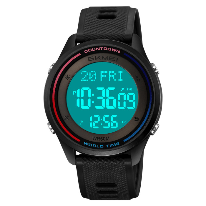 Годинник Skmei 2348BKWT Black-White – Спортивний стиль для активних