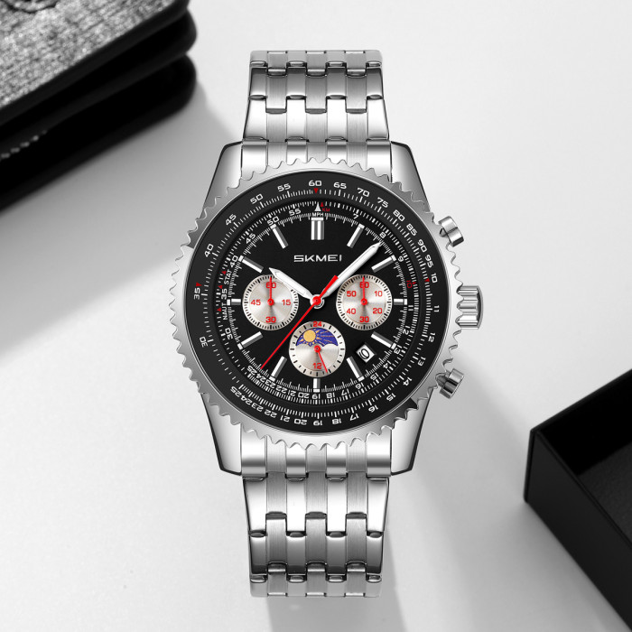 Годинник Skmei 9348BK Black – стиль та надійність