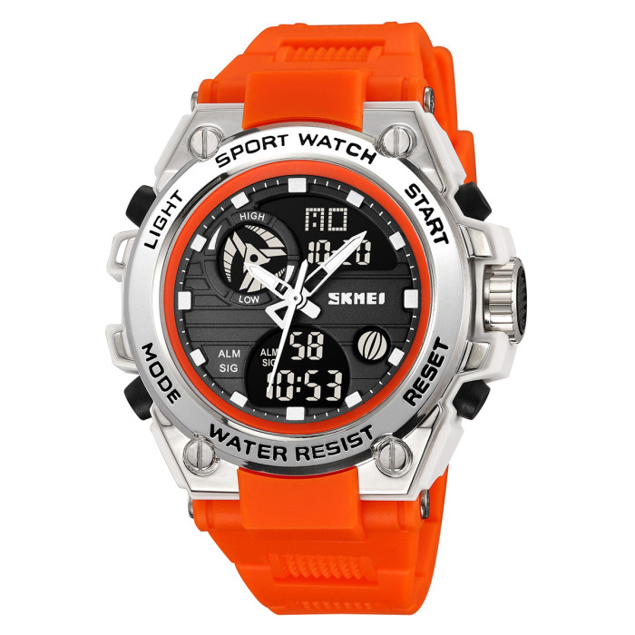Спортивний годинник Skmei 2360WTOG White-Orange