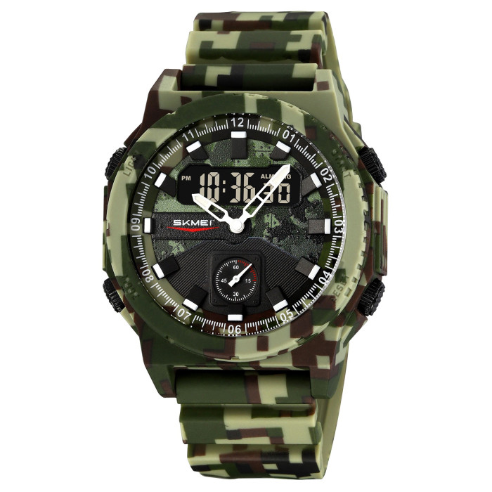 Наручний годинник Skmei 2355CMGN Camo Green