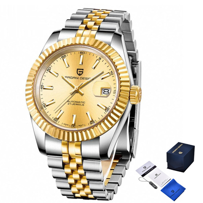 Наручний годинник Pagani Design PD-1645 Silver-Gold-Gold