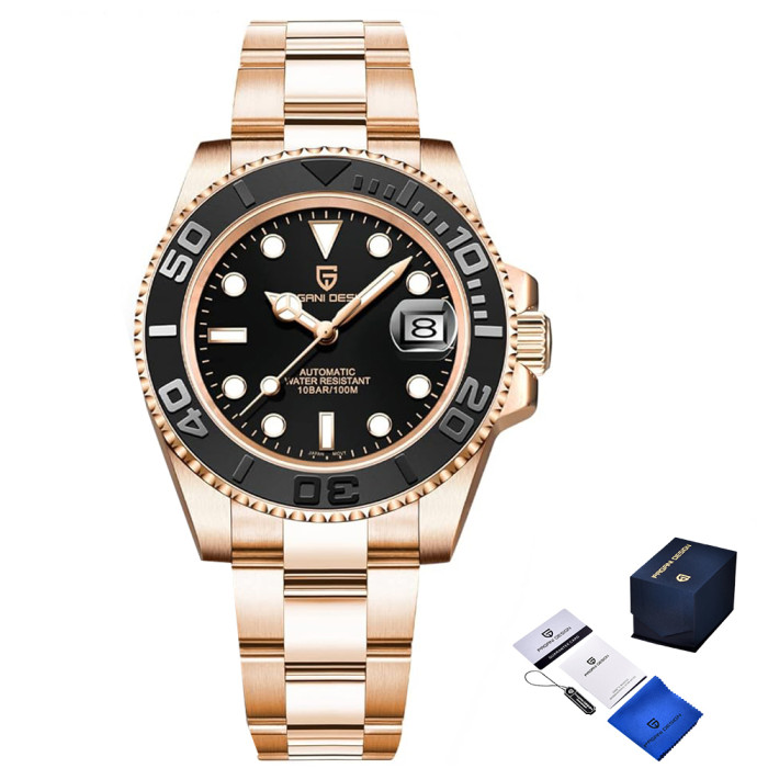 Чоловічий годинник Pagani Design PD-1651 Gold-Black