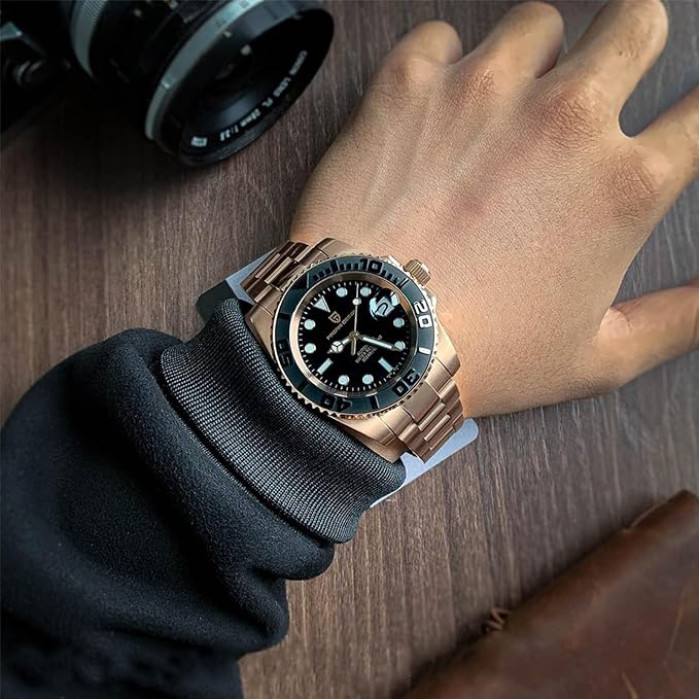 Чоловічий годинник Pagani Design PD-1651 Gold-Black