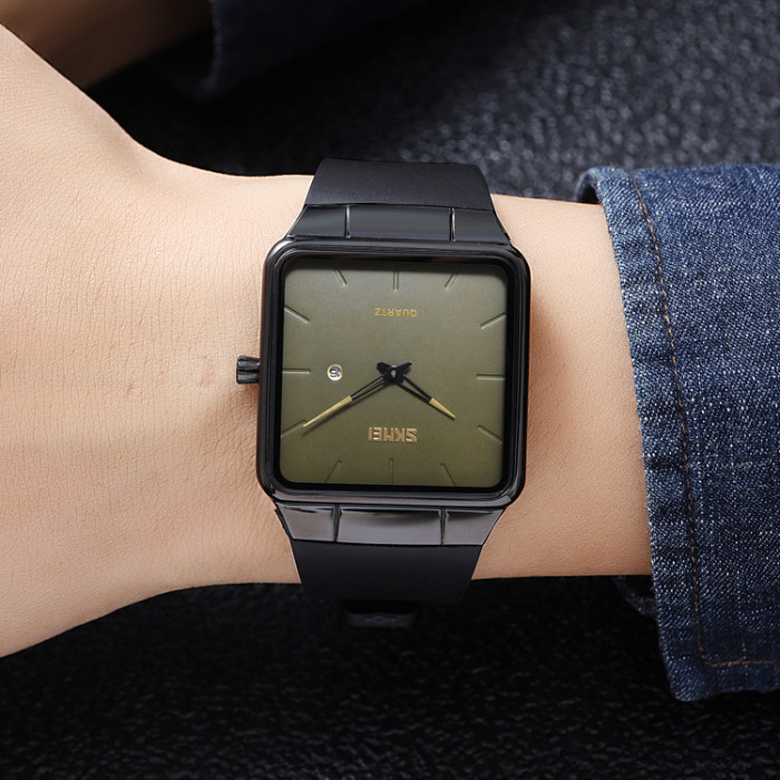 Годинник Skmei 1961BKGN Black-Green: Сучасний стиль та надійність