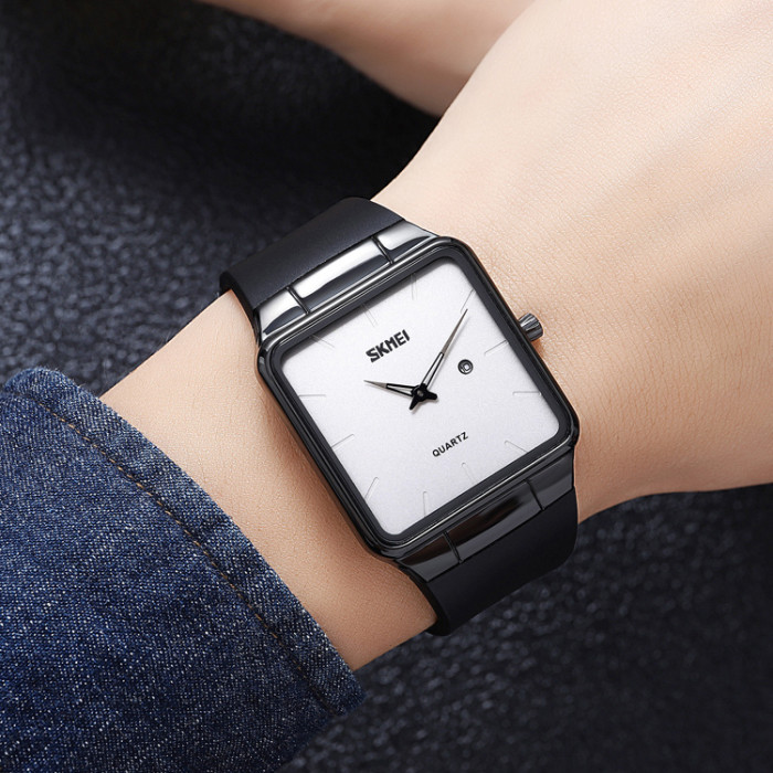 Чоловічий наручний годинник Skmei 1961BKSI Black-Silver