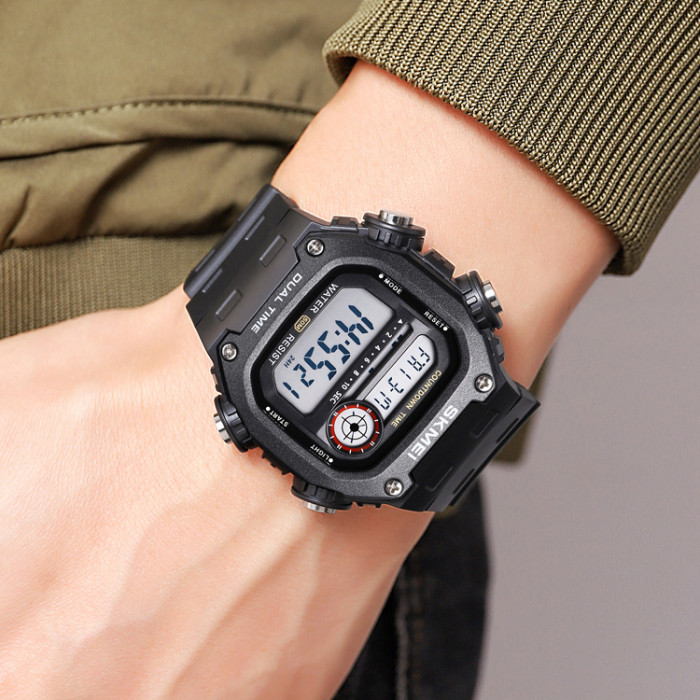 Наручний годинник Skmei 2126BKWT Black-White - стиль та функціональність