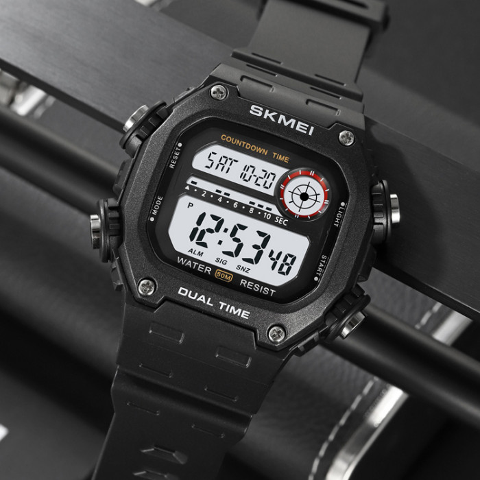 Наручний годинник Skmei 2126BKWT Black-White - стиль та функціональність