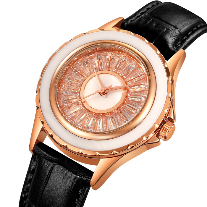 Жіночі наручні годинники Skmei 2172RGBK Rose Gold-Black