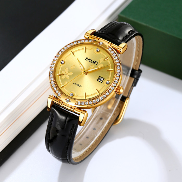Жіночі наручні годинники Skmei 2169GDBK Gold-Black