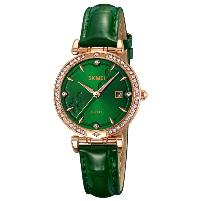 Годинник Skmei 2169RGGN Rose Gold-Green - класика і стиль