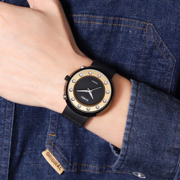 Годинник Skmei 2132GD Gold: Стиль і комфорт для активних чоловіків