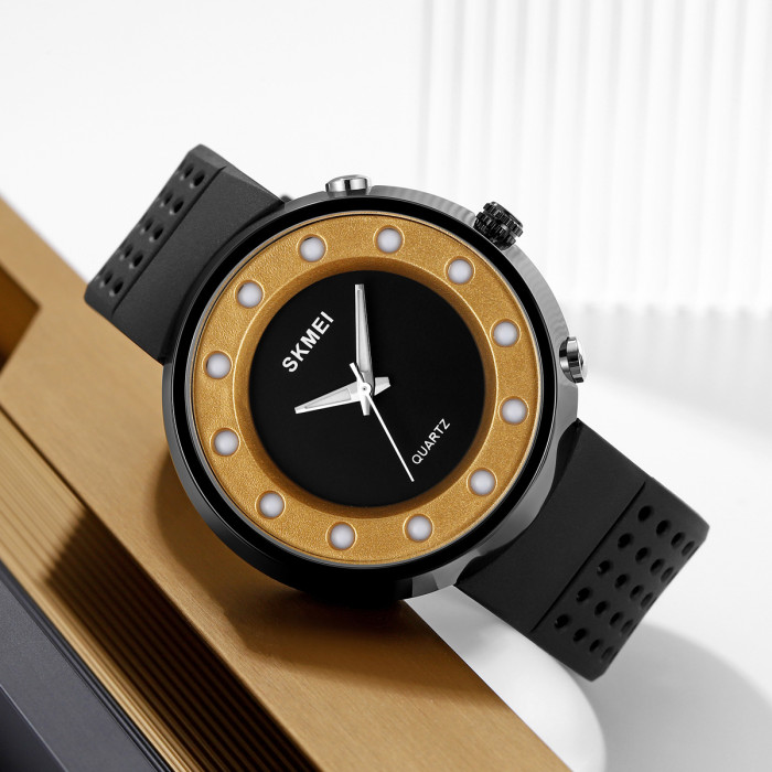 Годинник Skmei 2132GD Gold: Стиль і комфорт для активних чоловіків