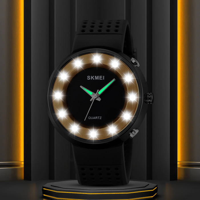 Годинник Skmei 2132GD Gold: Стиль і комфорт для активних чоловіків