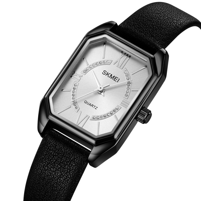 Жіночий годинник Skmei 2238BKSI Black-Silver