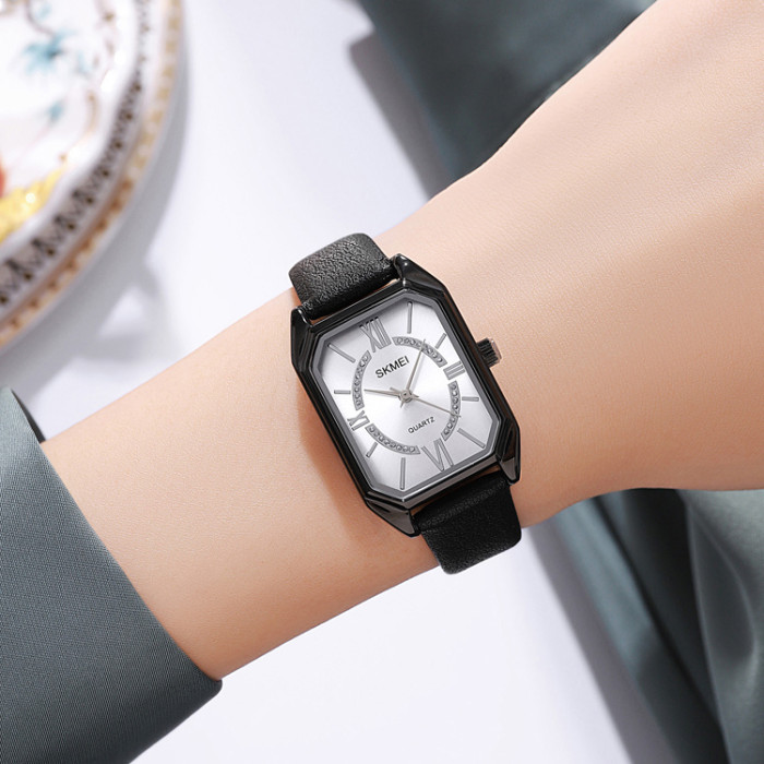 Жіночий годинник Skmei 2238BKSI Black-Silver