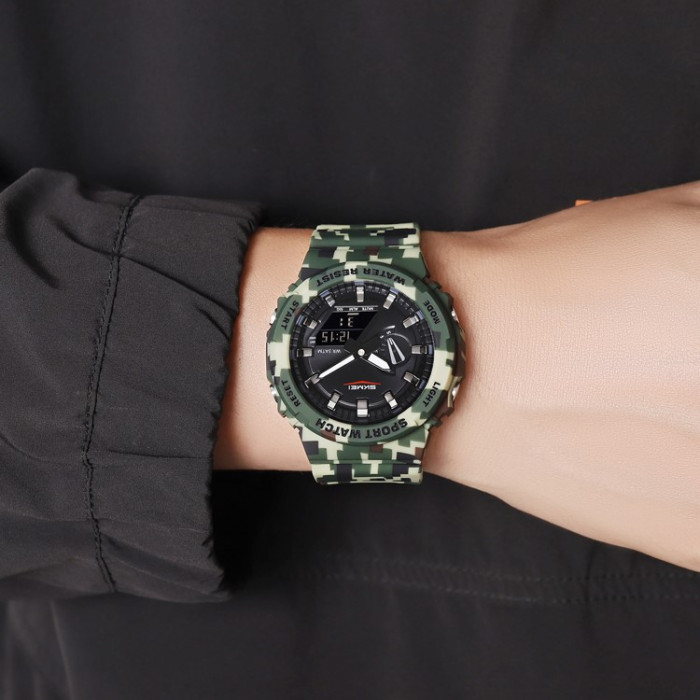 Годинник Skmei 2351CMGN Camo Green - Стиль та функціональність