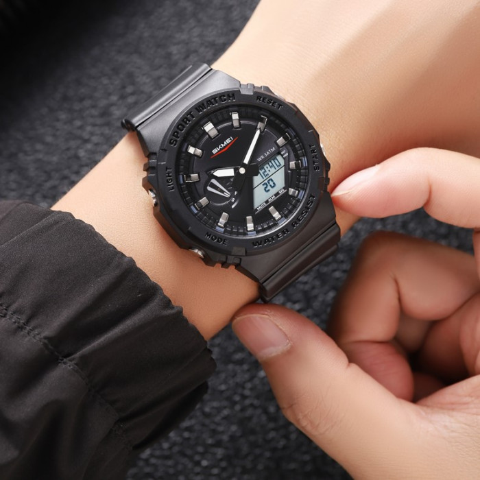 Спортивний годинник Skmei 2351BKWT Black-White