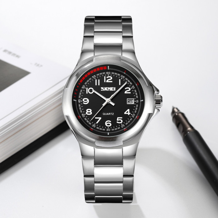 Наручний годинник Skmei 9320SIBK Silver-Black