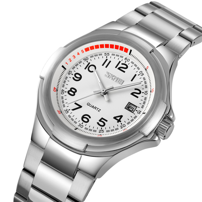 Годинник Skmei 9320SIWT Silver-White – елегантність у кожній деталі