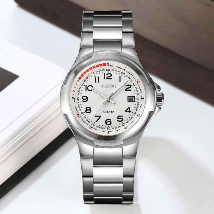 Годинник Skmei 9320SIWT Silver-White – елегантність у кожній деталі