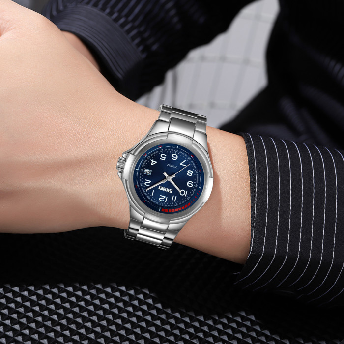 Годинник Skmei 9320SIBU Silver-Blue