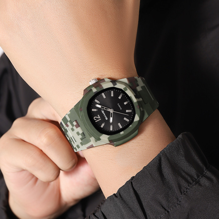 Наручний годинник Skmei 2382CMGN Camo Green