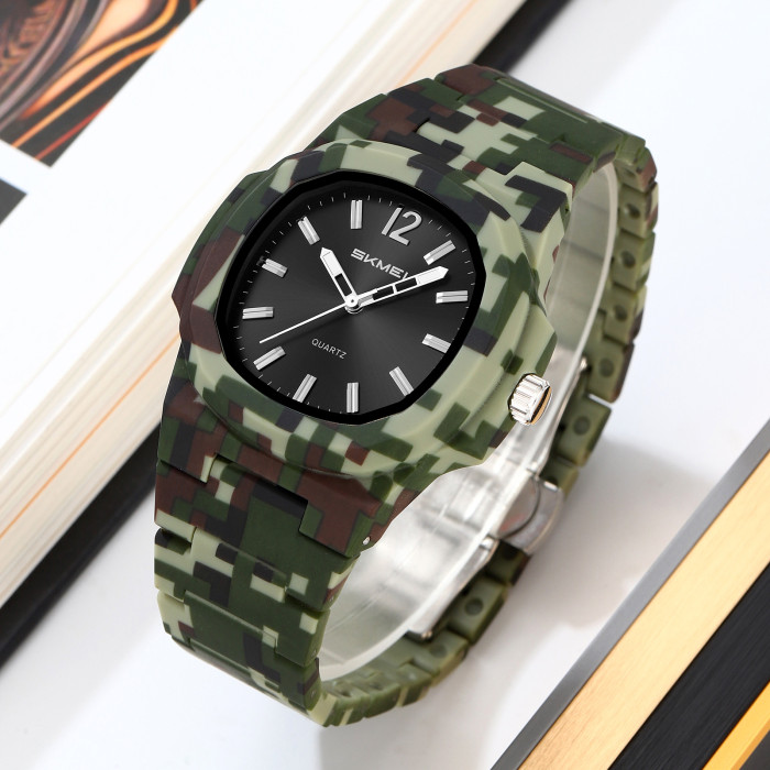 Наручний годинник Skmei 2382CMGN Camo Green