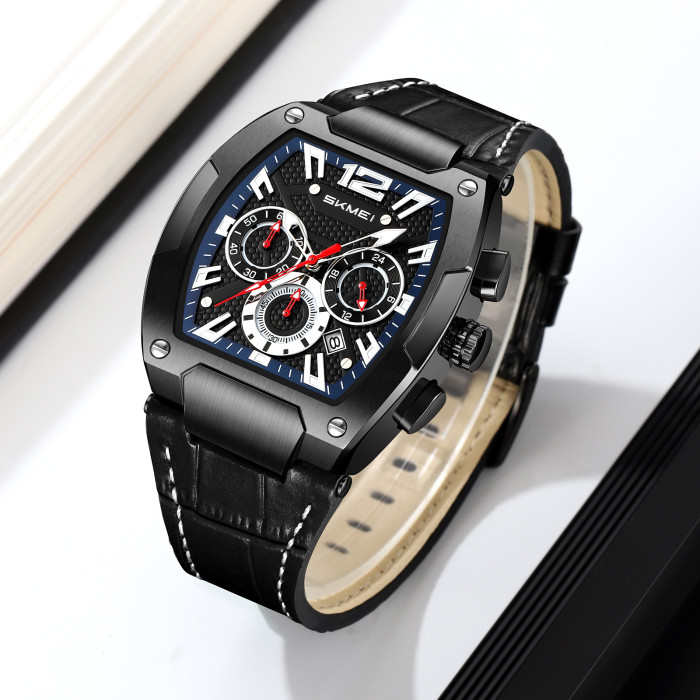 Годинник Skmei 9357BKBK Black - класика стилю
