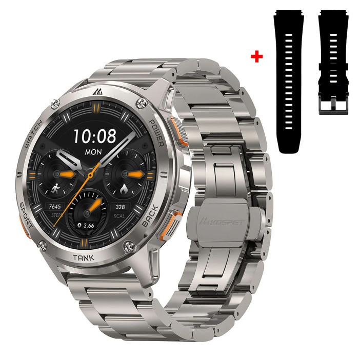 Смарт годинник Kospet TANK T3 Silver Special Edition