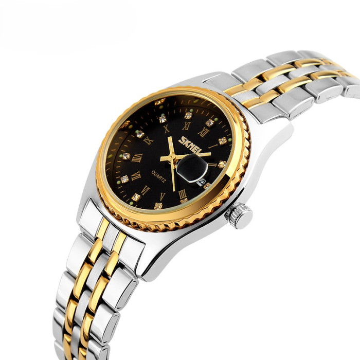 Жіночий годинник Skmei 9098BK-S Black Lady