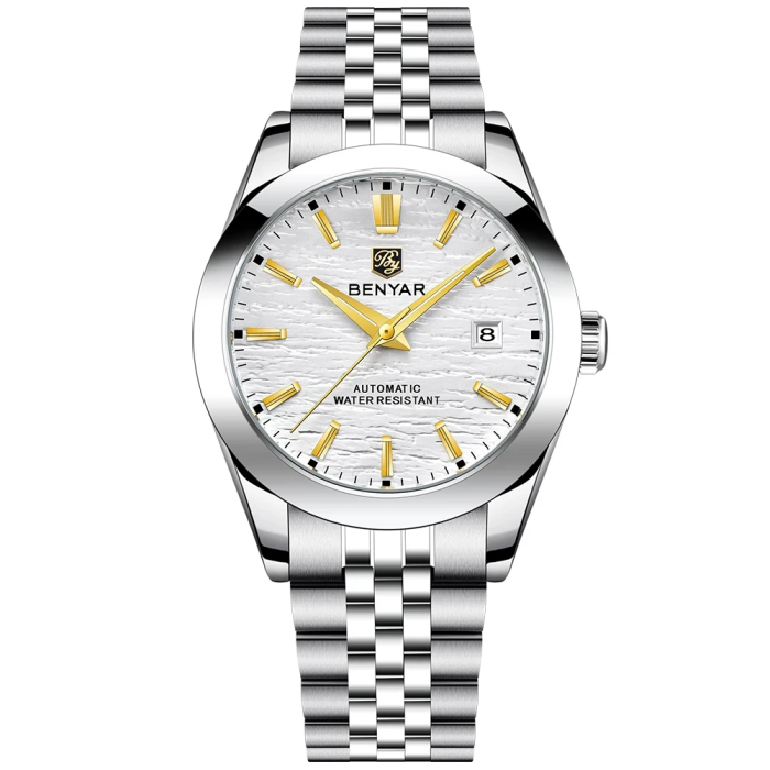 Годинник Benyar BY-5209 White - Елегантний стиль для сучасного чоловіка