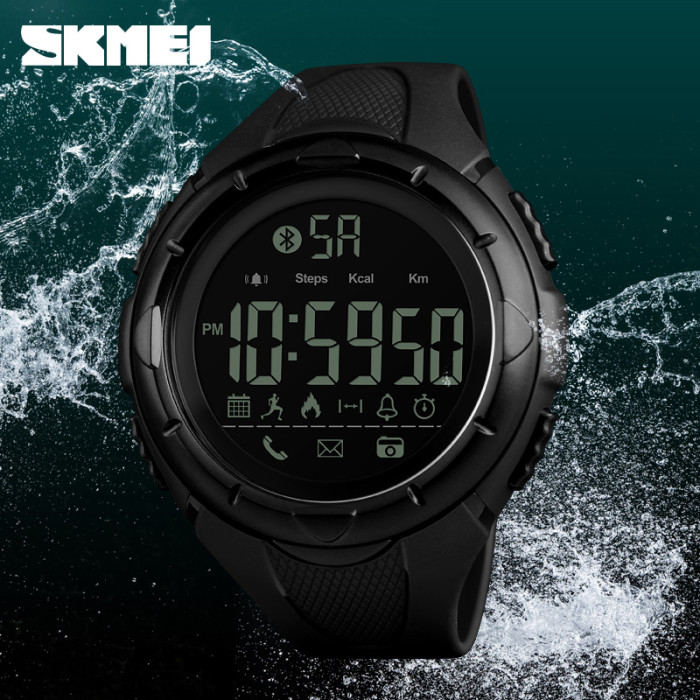 Годинник Skmei 1326BK Black Smart Watch - Стильний і Функціональний