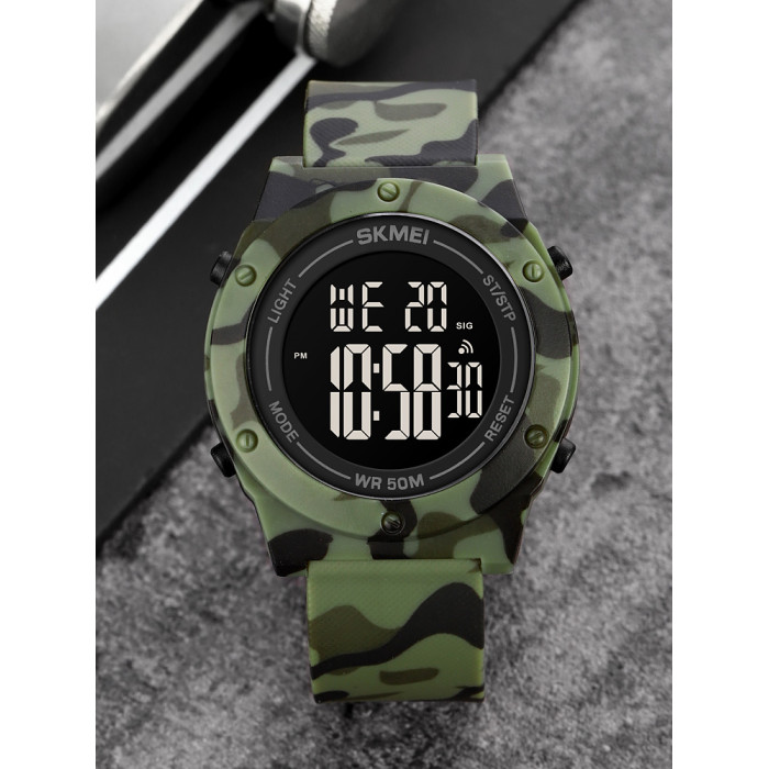 Годинник Skmei 1772CMGNBK Camo Green-Black - Спортивний аксесуар