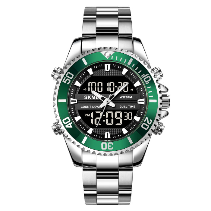 Наручний годинник Skmei 1850SIGN Silver-Green