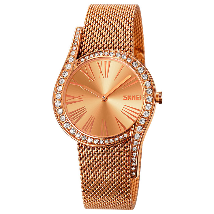 Жіночий годинник Skmei 9252RG Рожеве Золото