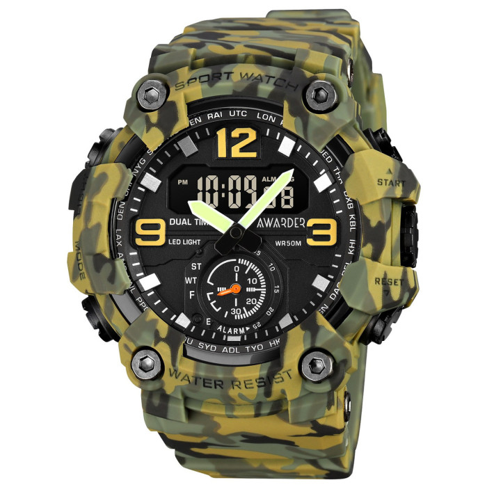 Наручний годинник Awarder 003 Camo Green