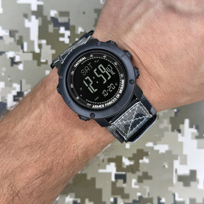 Годинник Awarder 036 Nylon Pro Black-Camo Green