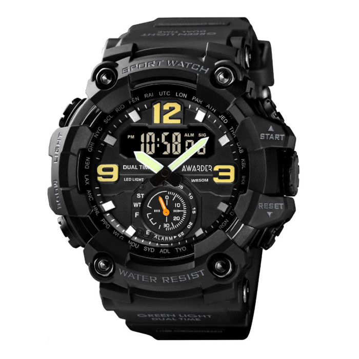 Наручний годинник Awarder 004 Black