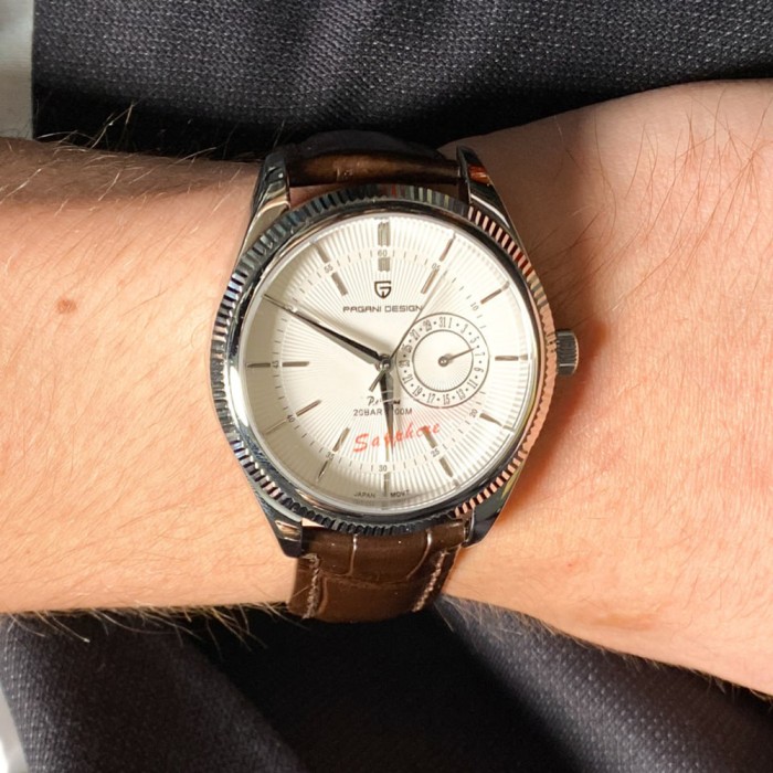 Pagani Design PD-1689 Silver-White-Brown