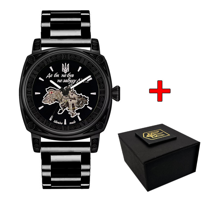 Годинник Awarder 021 Де би не був All Black Steel