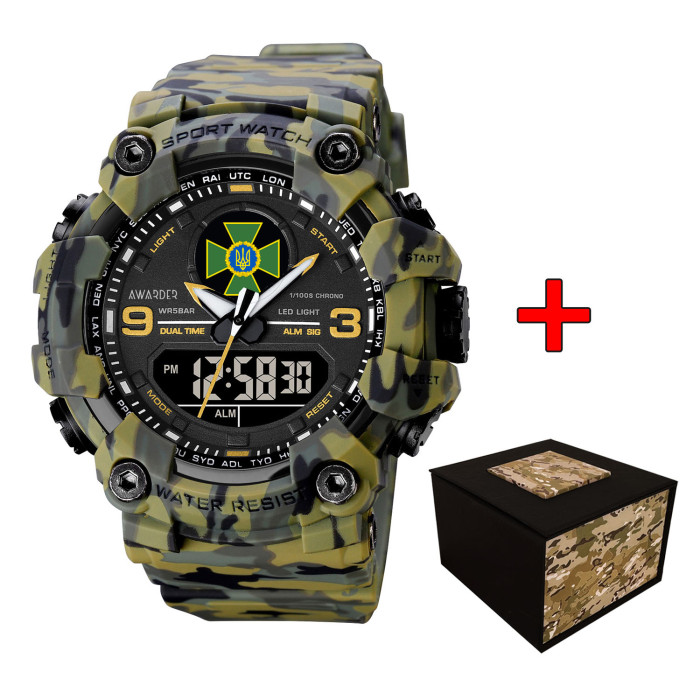 Наручний годинник Awarder 001 ДПС Army Green