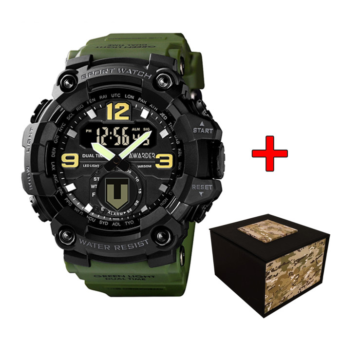 Годинник Awarder 004 ТРО Army Green-Black