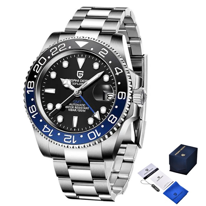 Pagani Design PD-1662 Silver-Blue-Black