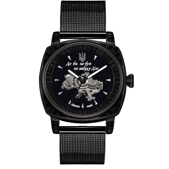 Годинник Awarder 021-3D All Black Mesh — елегантність у кожному дотику