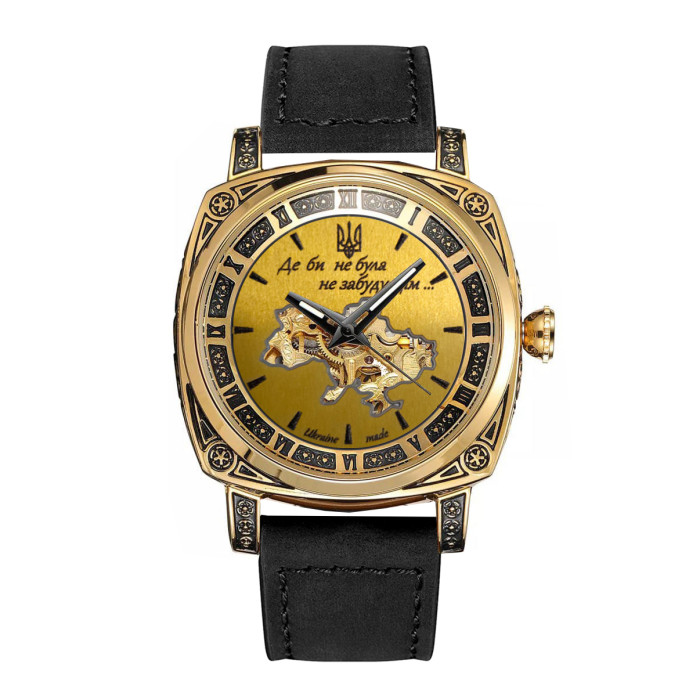 Наручний годинник Awarder 021 Де би не була Gold-Gold-Black