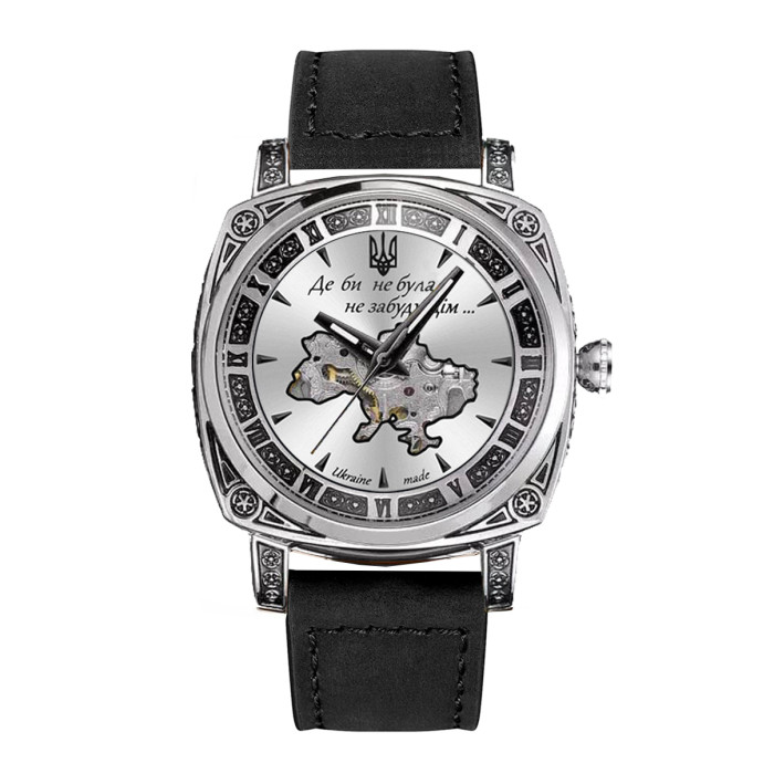 Годинник Awarder 021 'Де би не була' Silver-Silver-Black