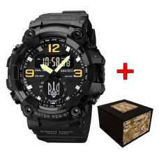 Awarder 003 Тризуб срібло Black