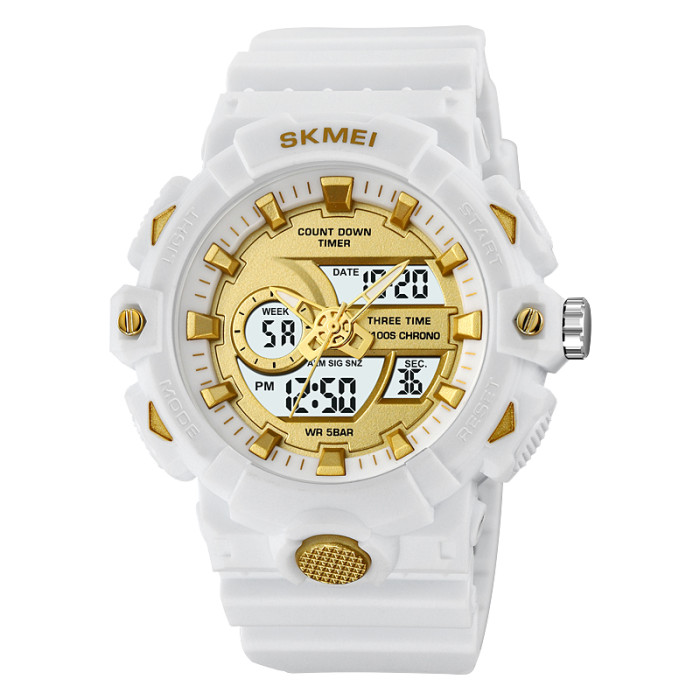 Годинник Skmei 2225WT White - Спортивний стиль і надійність