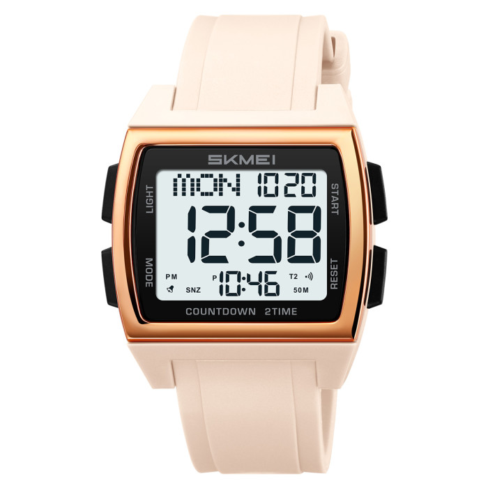 Спортивний електронний годинник Skmei 2453PK Pink